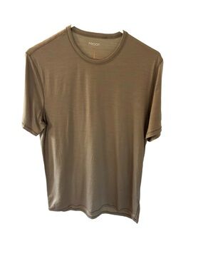 Proof 72-Hour Merino T-Shirt Medium Beige Tan Slight Pilling